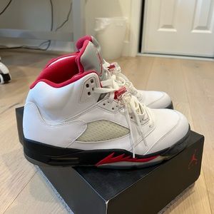 Air Jordan 5 red fire/high 2013